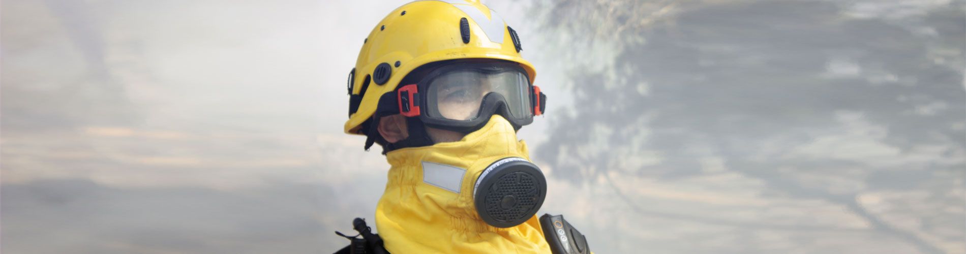 Secours d'urgence et pompiers Masque à oxygène incendie / Filtre